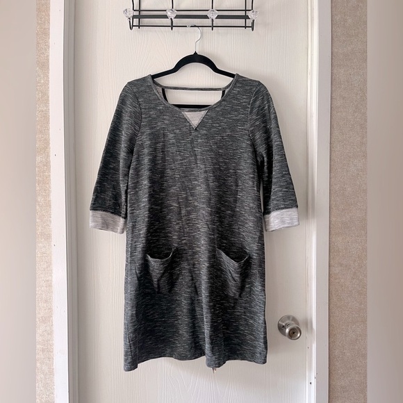 Jack by BB Dakota - Gray Dress with Pockets - Picture 1 of 8